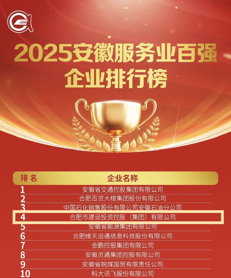 2.2025安徽服务业百强企业